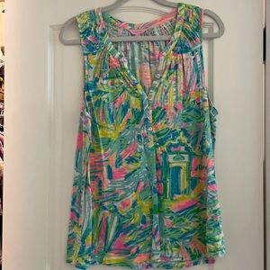 XL Lilly Pulitzer sleeveless Essie top